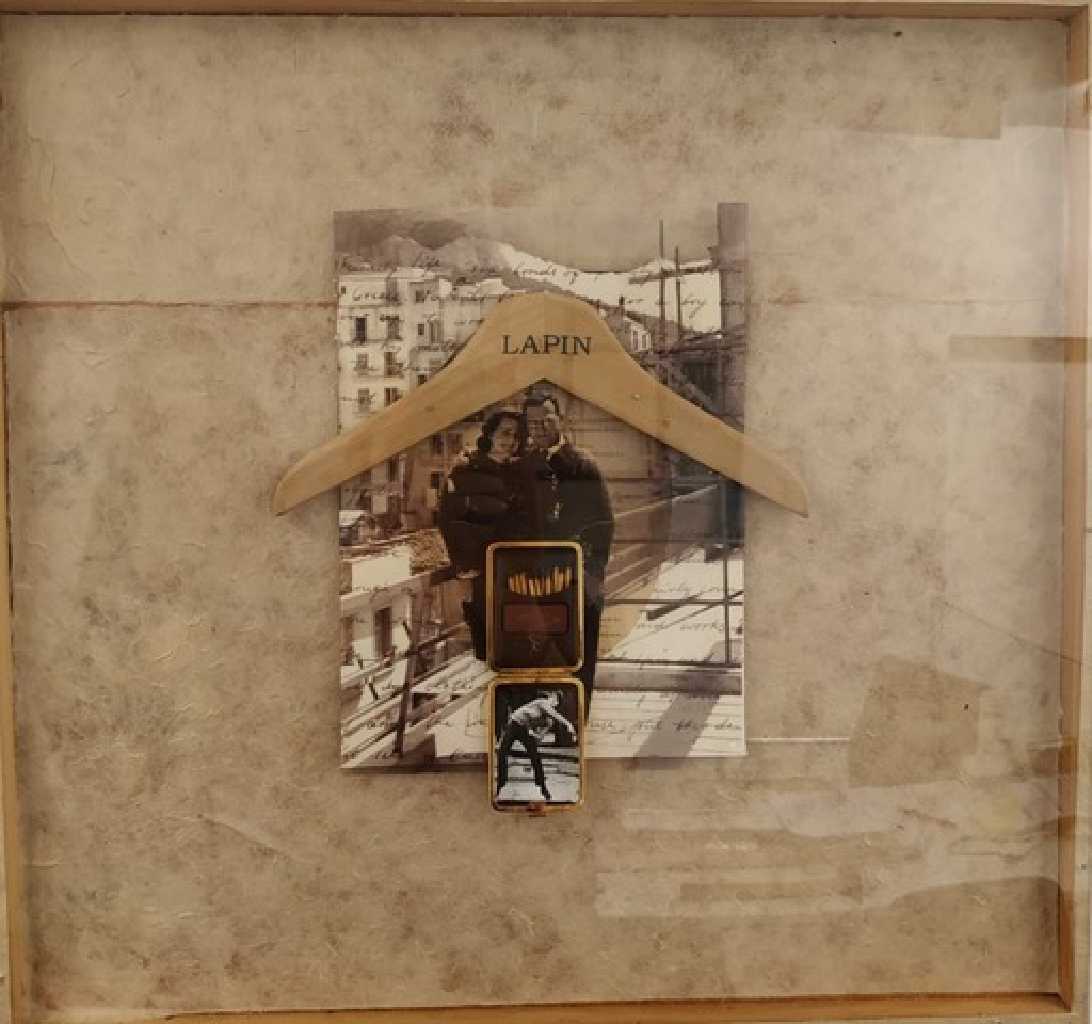 Letter to Jimmie Durham II, mixed media, 48x50, 2019-20