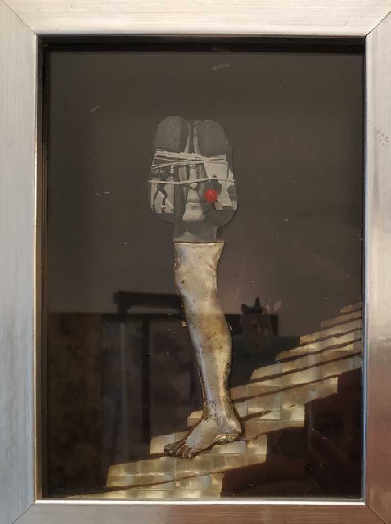 Keep Walking, mixed media, 20x15, 2019-20