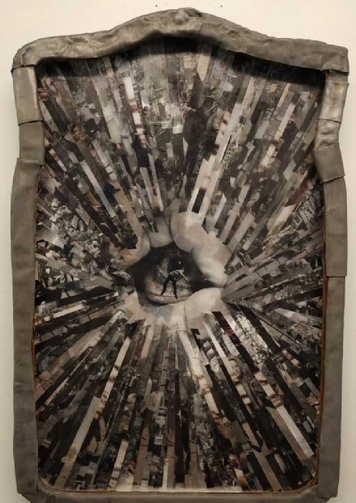 Black Holesun, mixed media, 75x50, 2019-20