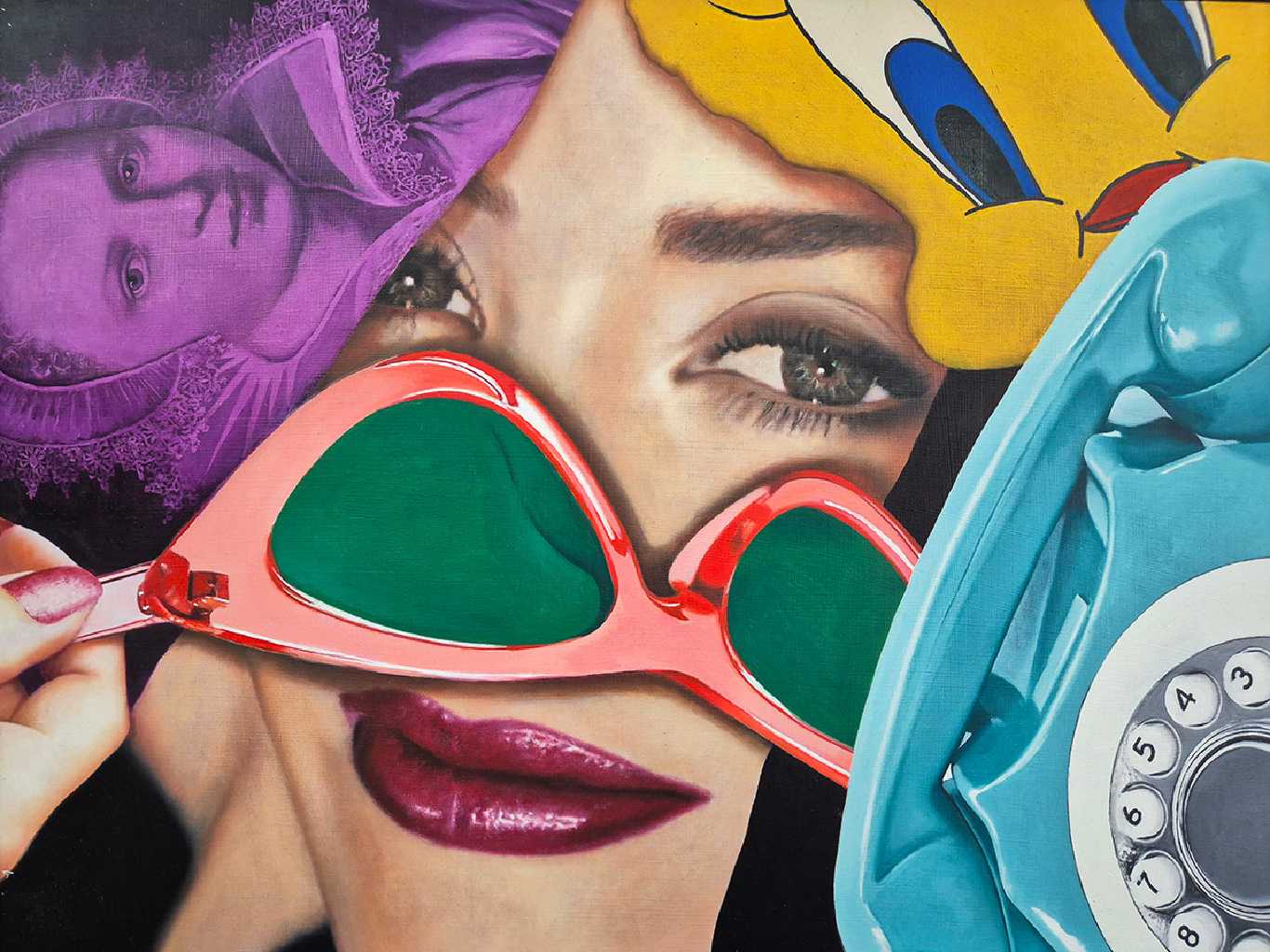 Miracle, 35 x 47 cm, oil on aluminium 2025