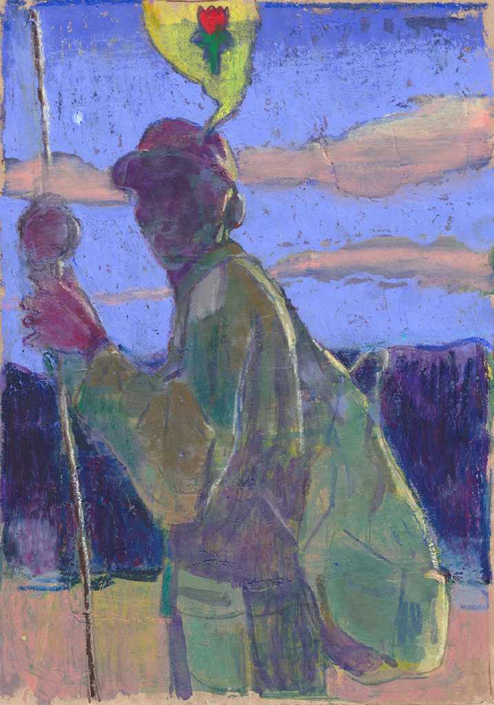 Mafaté, Oil pastel on paper, 30 × 42 cm, 2025