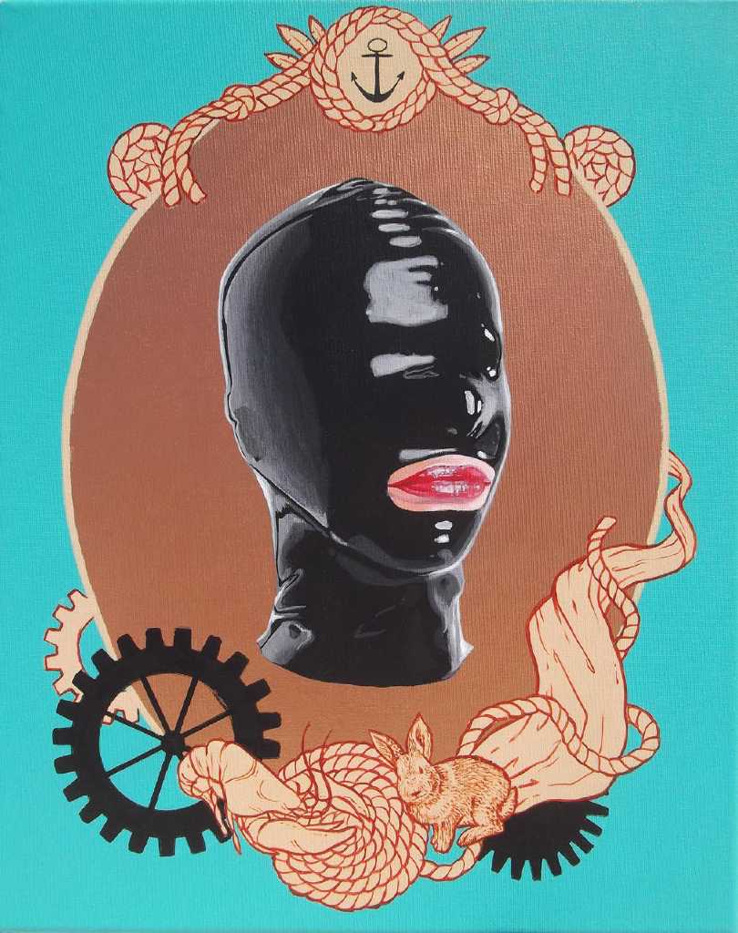 Anti-Portrait, acrylic on canvas, 50x 40 cm