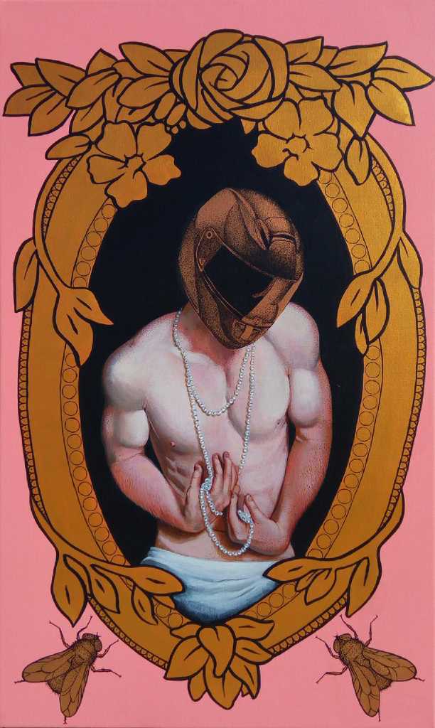 Dorian Gray, acrylic on canvas, 62 x 104 cm