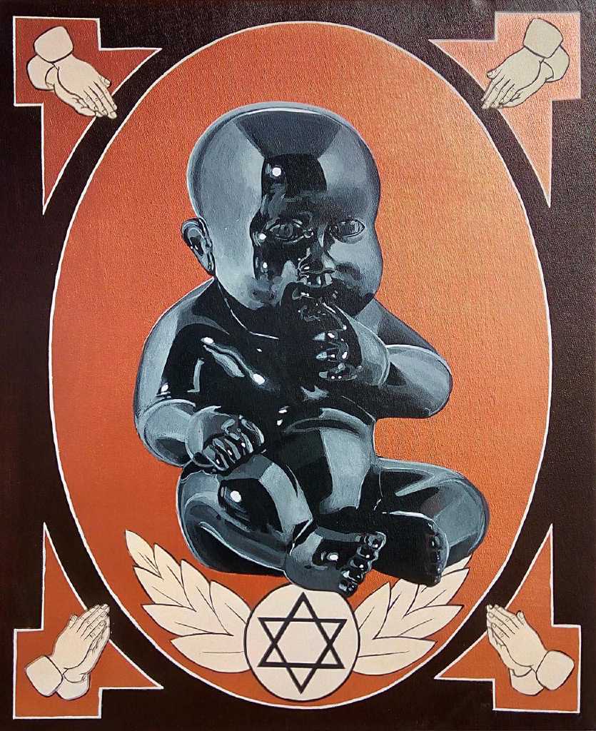 Genesis, acrylic on canvas, 50 x 60 cm