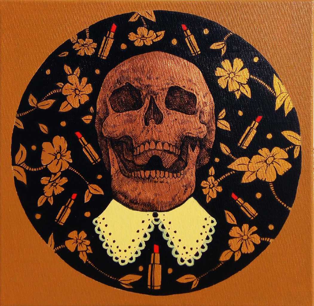 Vanity, acrylic on canvas, 30 x 30 cm