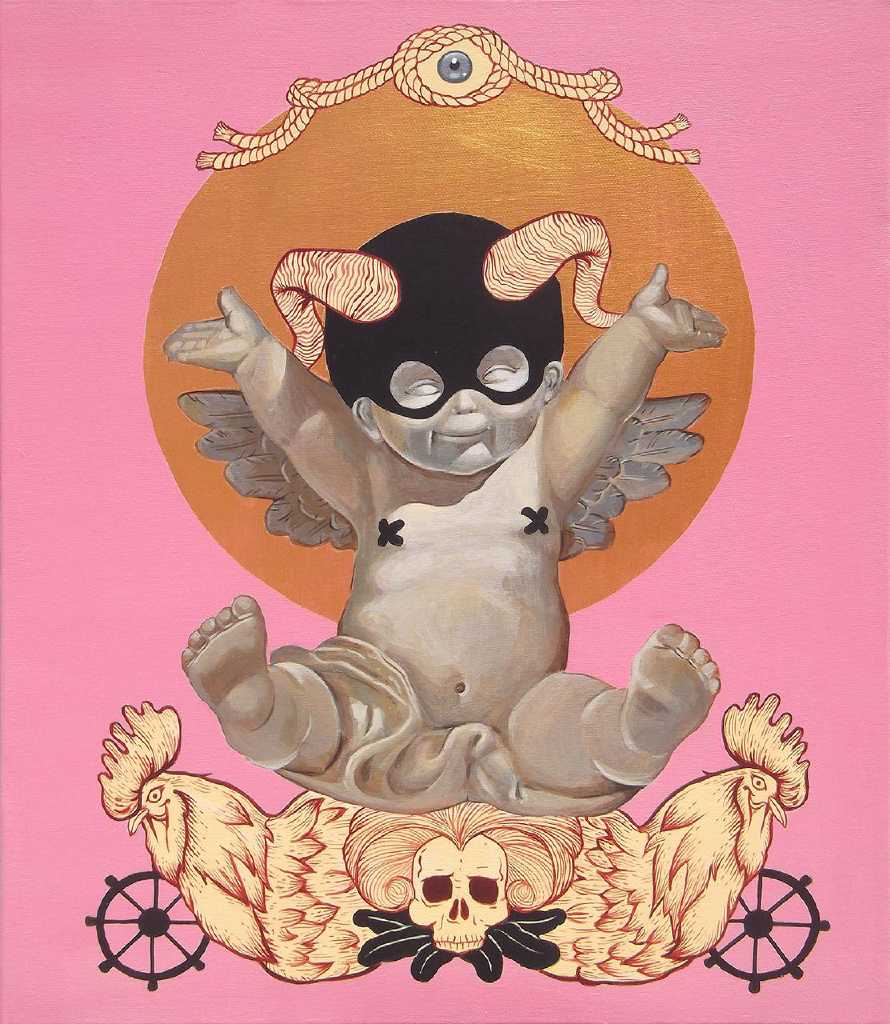 You Never Know, acrylic on canvas, 45 x 55 cm