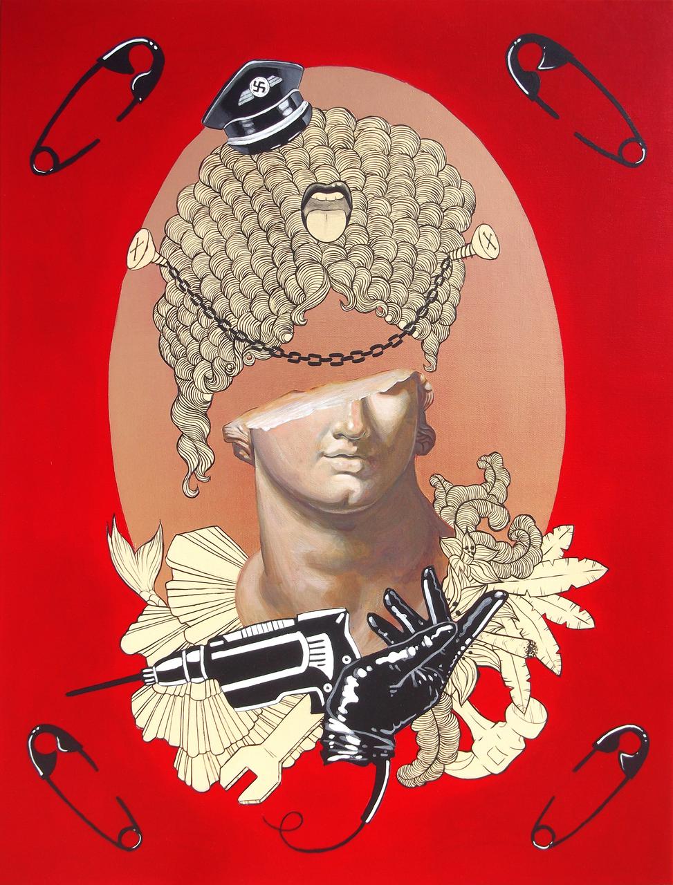 Western Civilization, acrylic on canvas, 60 x 80 cm