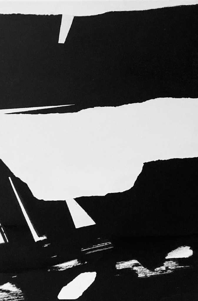Untitled,Indian ink, plastic paint on canvas75 x 53 cm2022