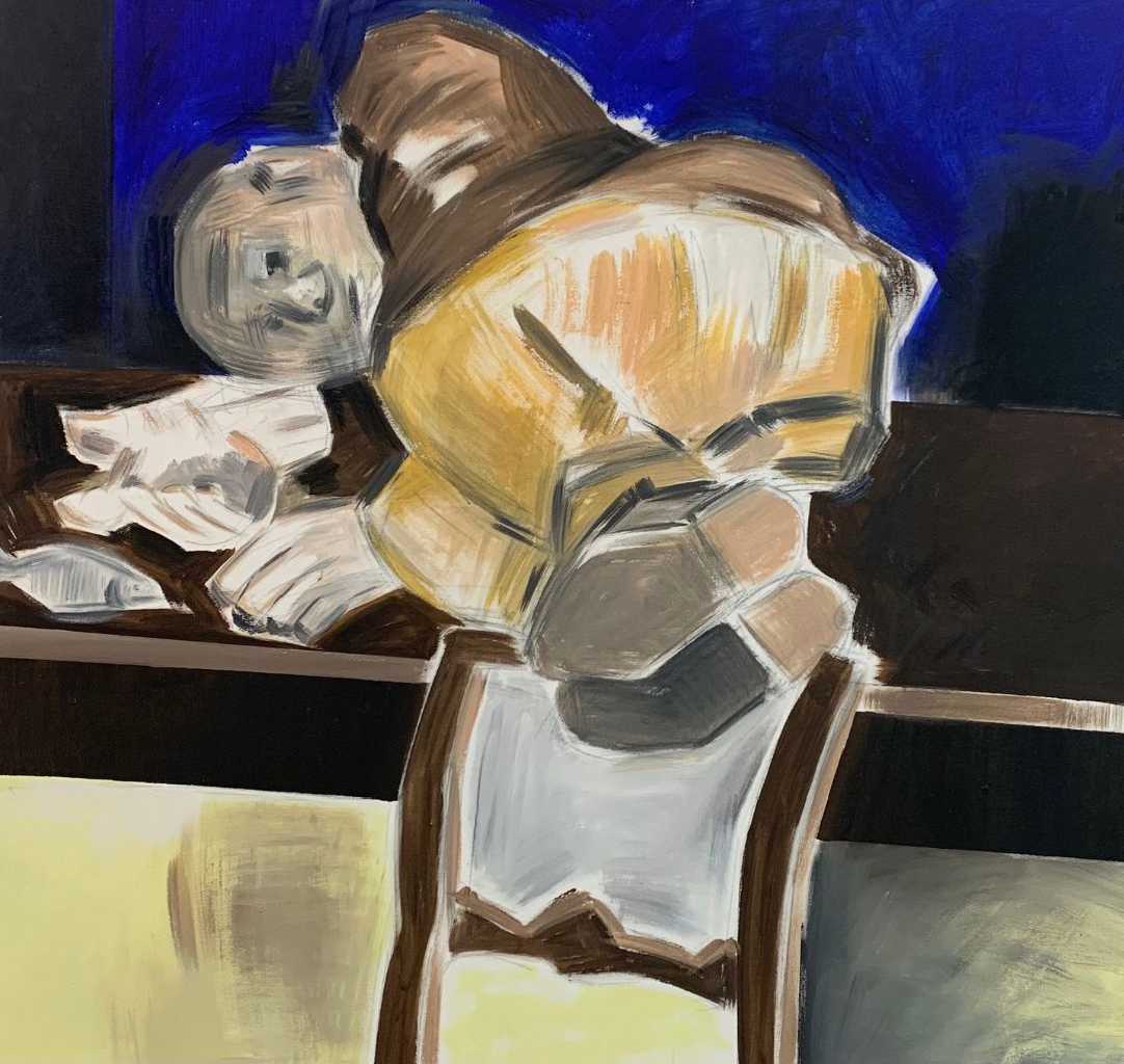 Apostolos Georgiou,Untitled, Acrylic on canvas, 110 × 130 cm, 2011