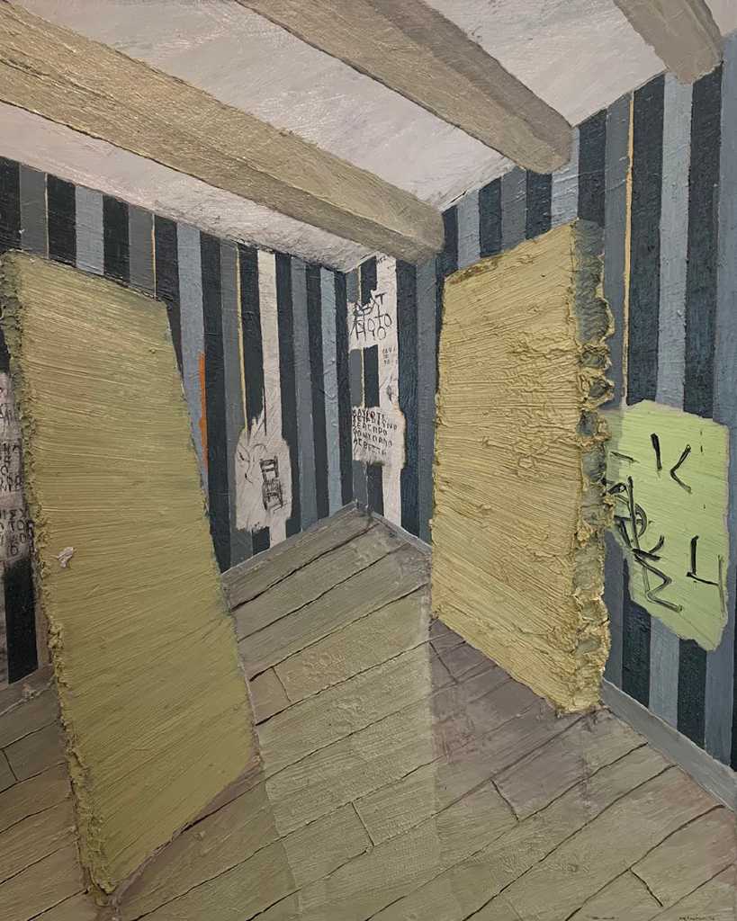 Kyriakos Mortarakos,Untitled, Oil on canvas, 120 × 100 cm, 2008