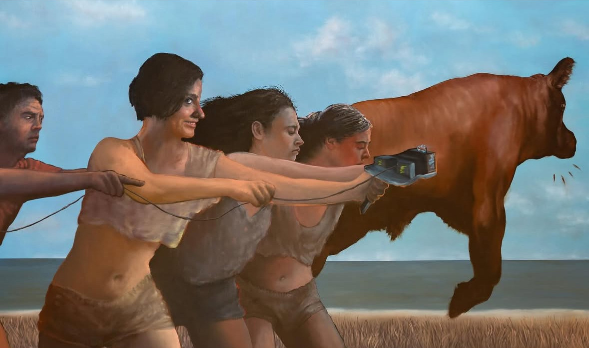 Bod Prod, oil on canvas, 92 x 150 cm