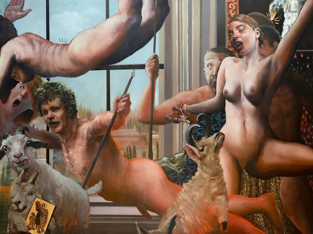 Elassona Physiotherapy, oil on canvas, 135 x 180 cm