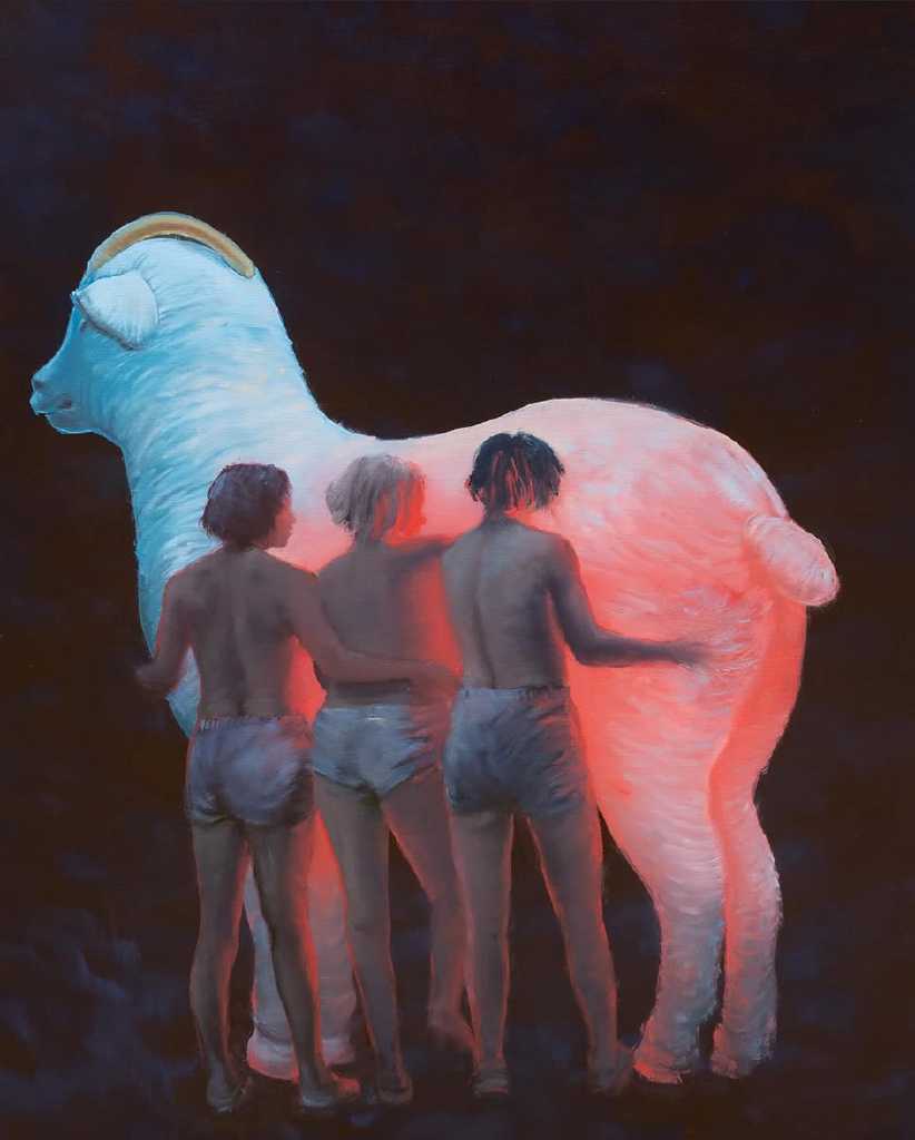 The Beast That Smelled Real Good, oil on canvas, 80 x 60 cm
