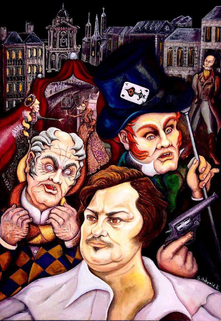 Sylvia Antoniadi, Père Goriot (Balzac), 50x35cm