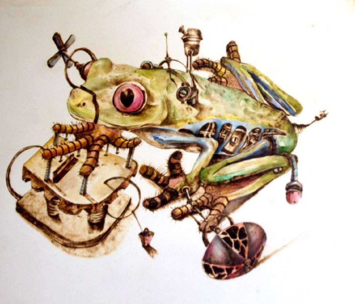 Vaggelis Theodoridis, Umbrelius Anura, 25 x 35cm