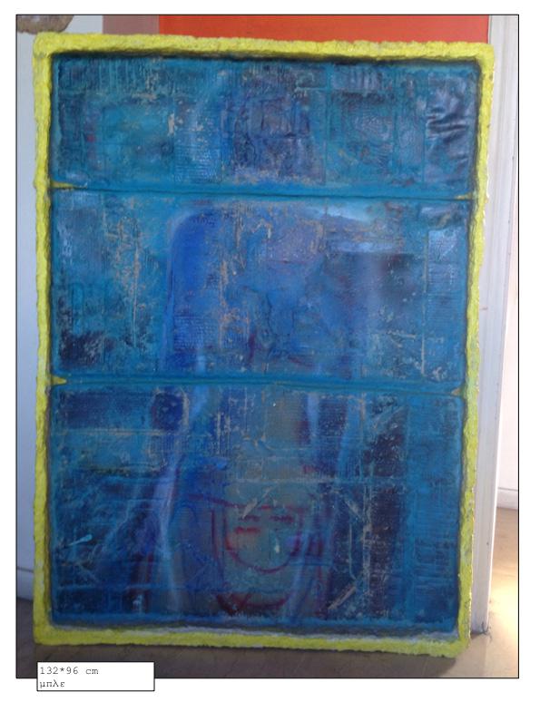 Blue, 132 x 96 cm