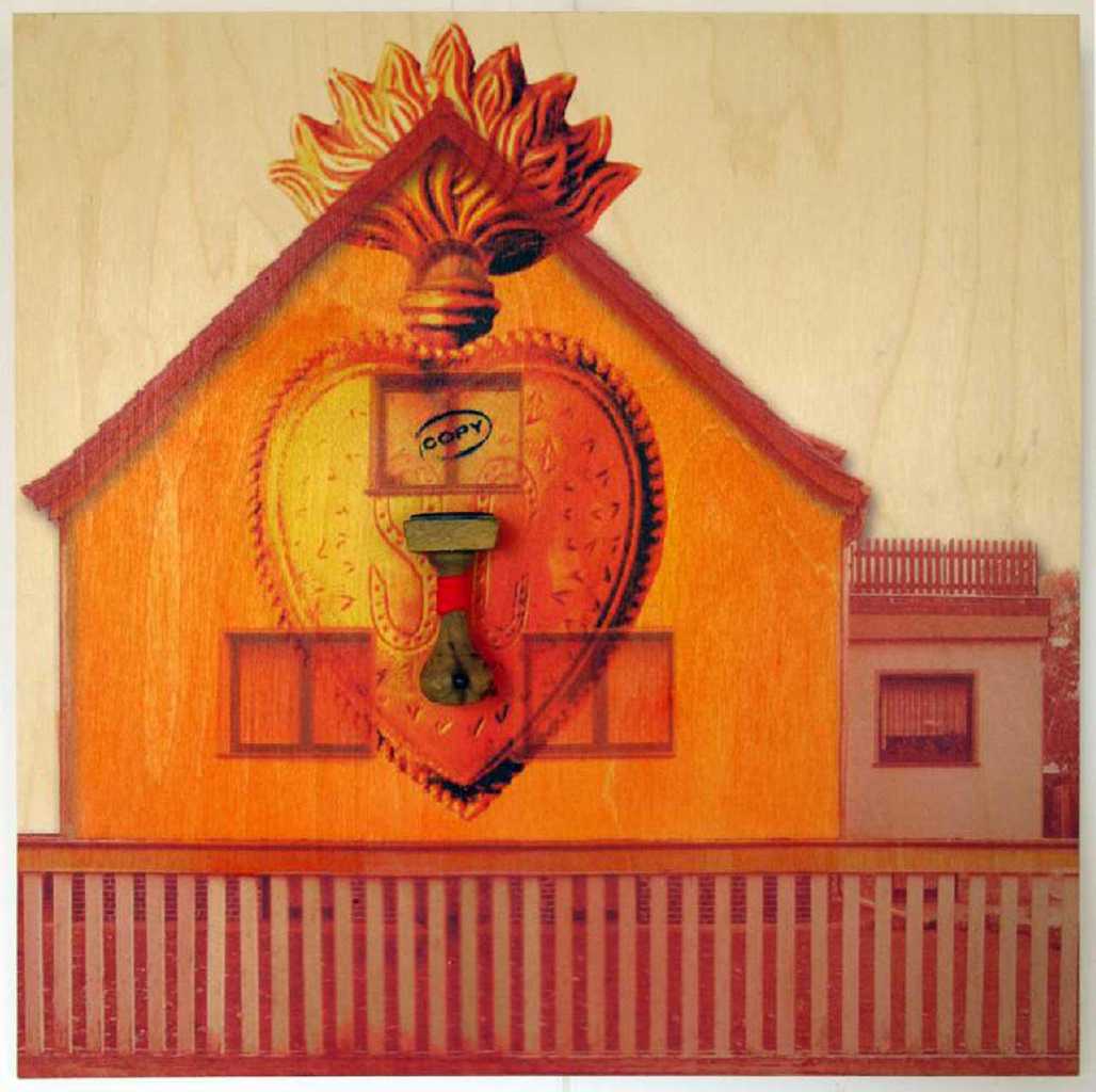 Alexandros Maganiotis, Heart For Love, 40 x 40 cm