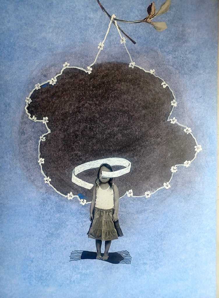 Untitled, Oil pastel on paper, 21 x 30 cm