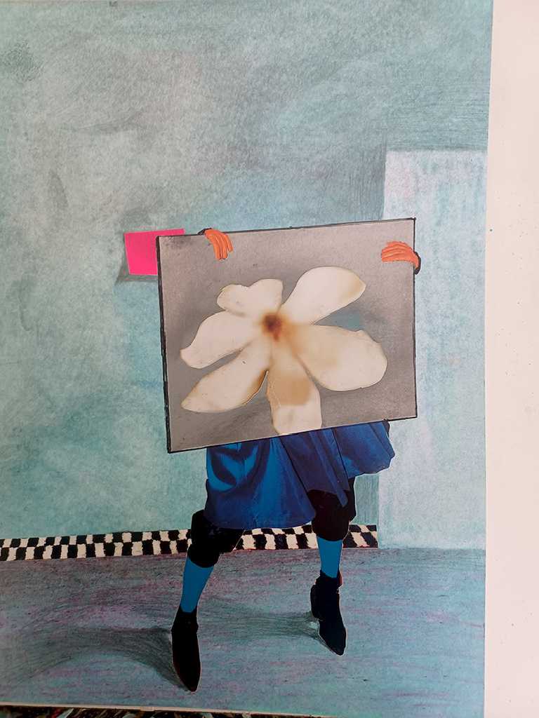 Untitled, Oil pastel on paper, 21 x 30 cm