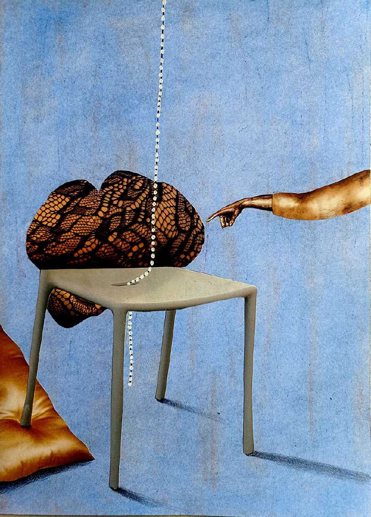 Untitled, Oil pastel on paper, 21 x 30 cm