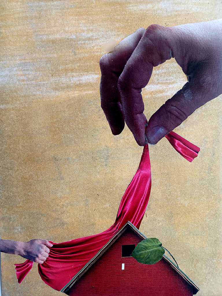 Untitled, Oil pastel on paper, 21 x 30 cm