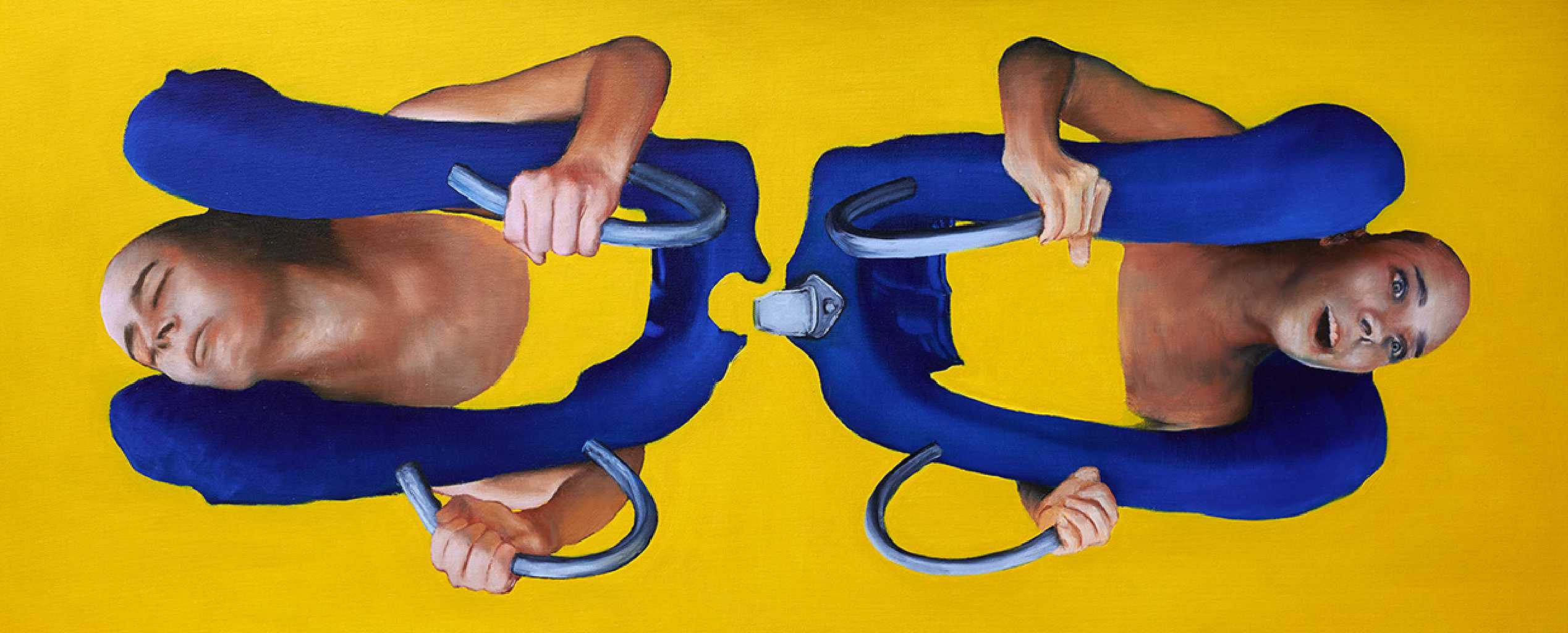Extasy (Extano), oil on canvas, 45 x 110 cm