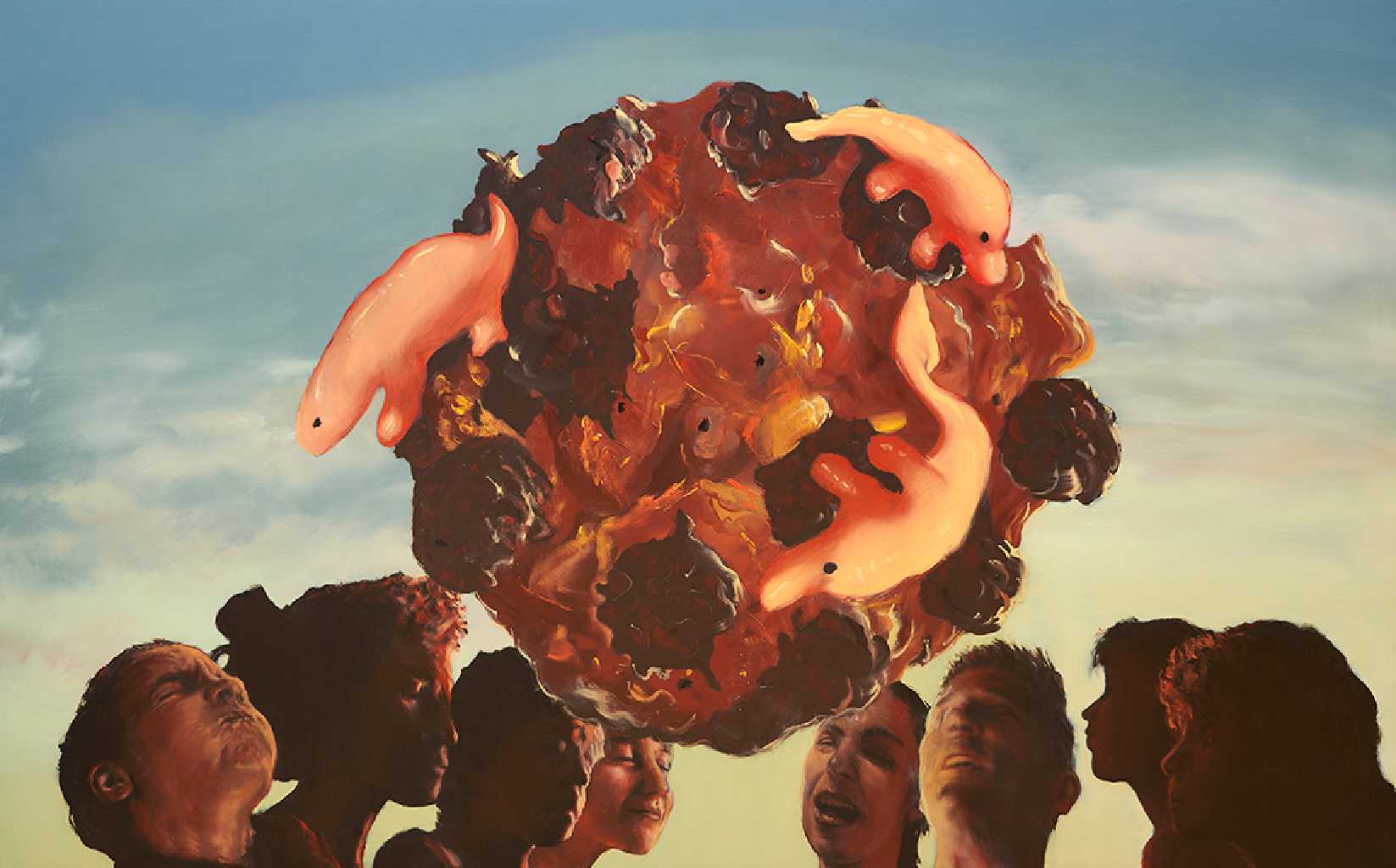 Theogony vii, oil on canvas, 100 x 120 cm