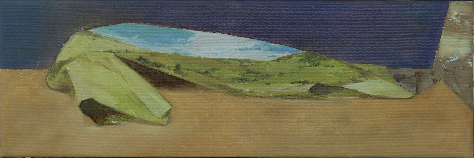 Létrészlet / Piece of Existence,oil on canvas20 x 60 cm2022