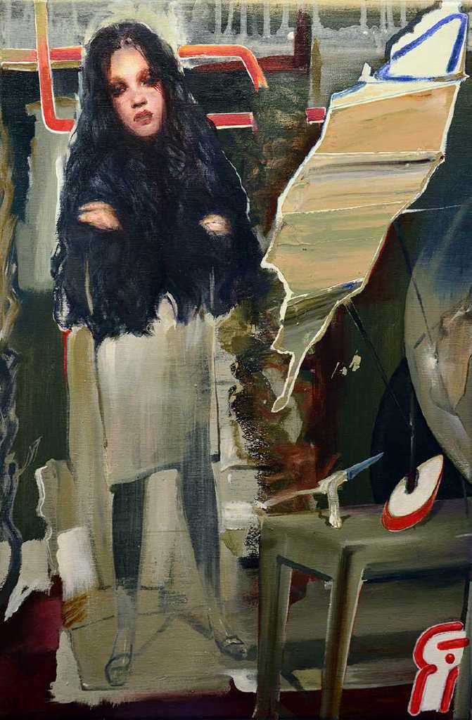 Tassos Missouras, Untitled, oil paint on canvas, 60 x 40 cm, 2015