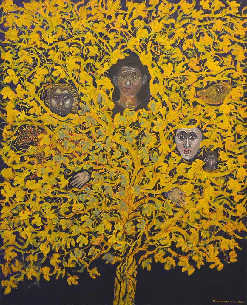 Tassos Mantzavinos, Untitled, oil on canvas, 160 x 130 cm, 2013