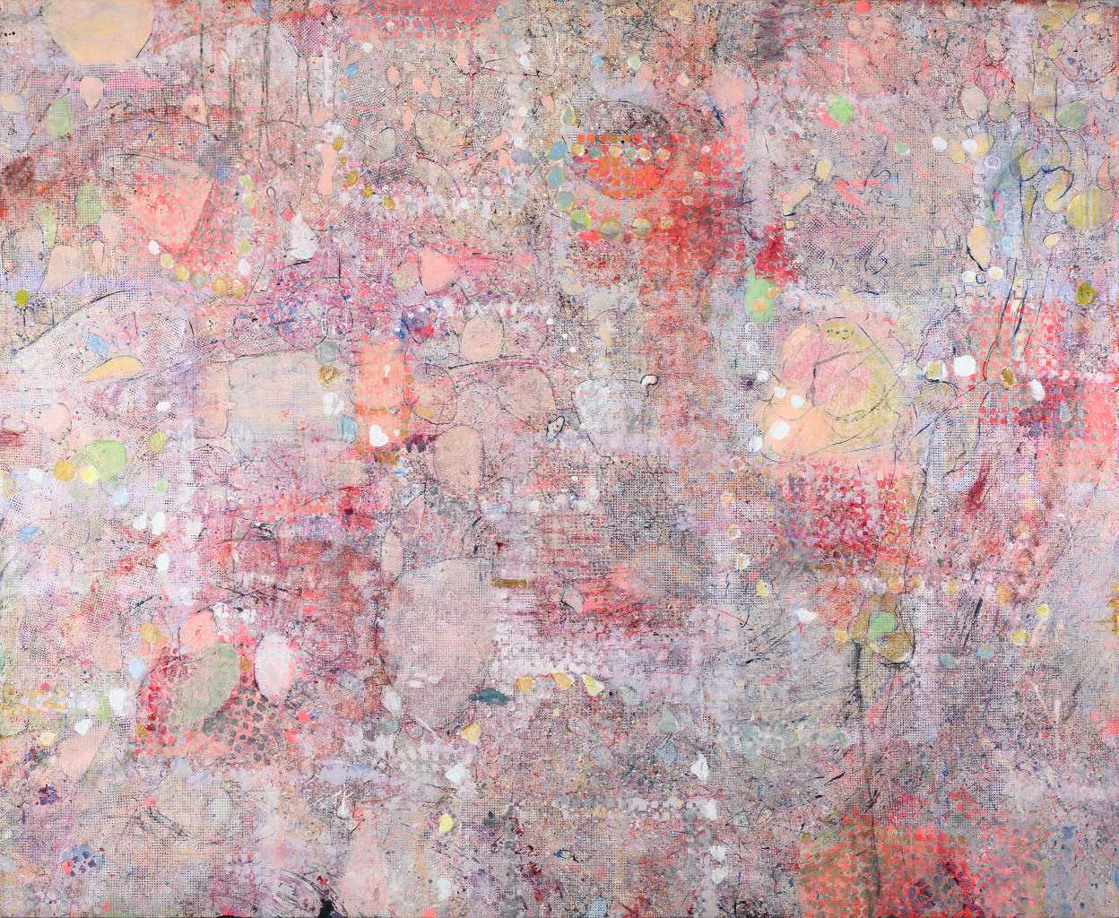 Un-reminding, Acrylics on canvas, 180 x 220 cm