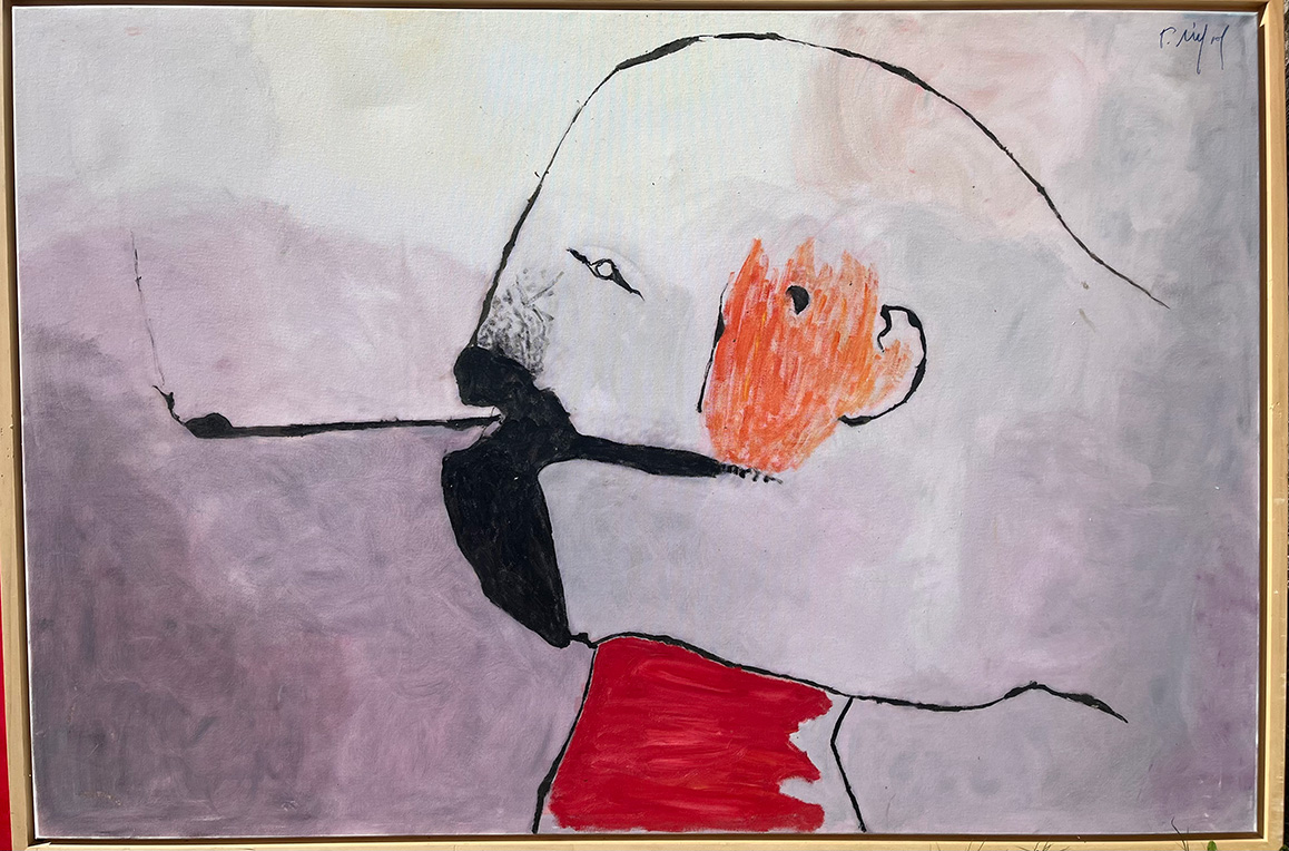 George Milios, Untitled, Oil on Canvas, 98 x 145 cm, 2010