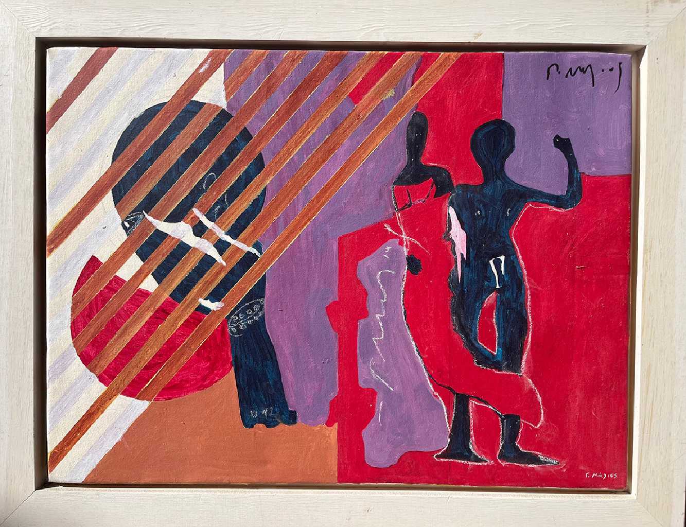 George Milios, Untitled, Acrylics on Canvas, 60 x 80 cm