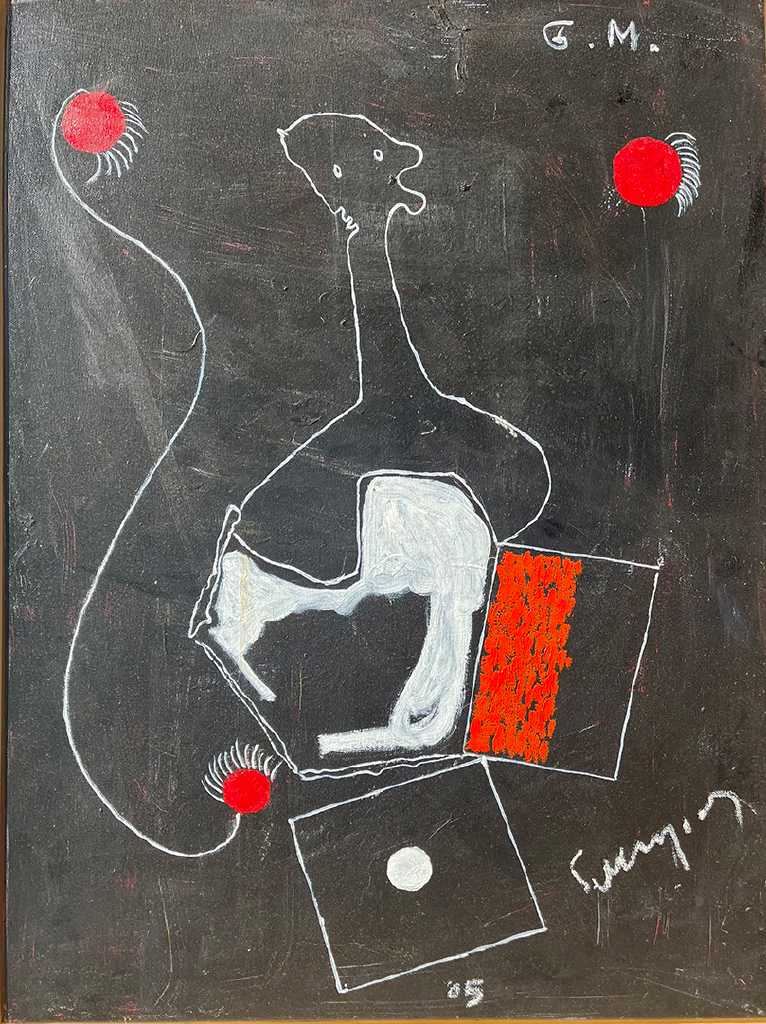 George Milios, Untitled, Acrylics on Canvas, 80 x 60 cm