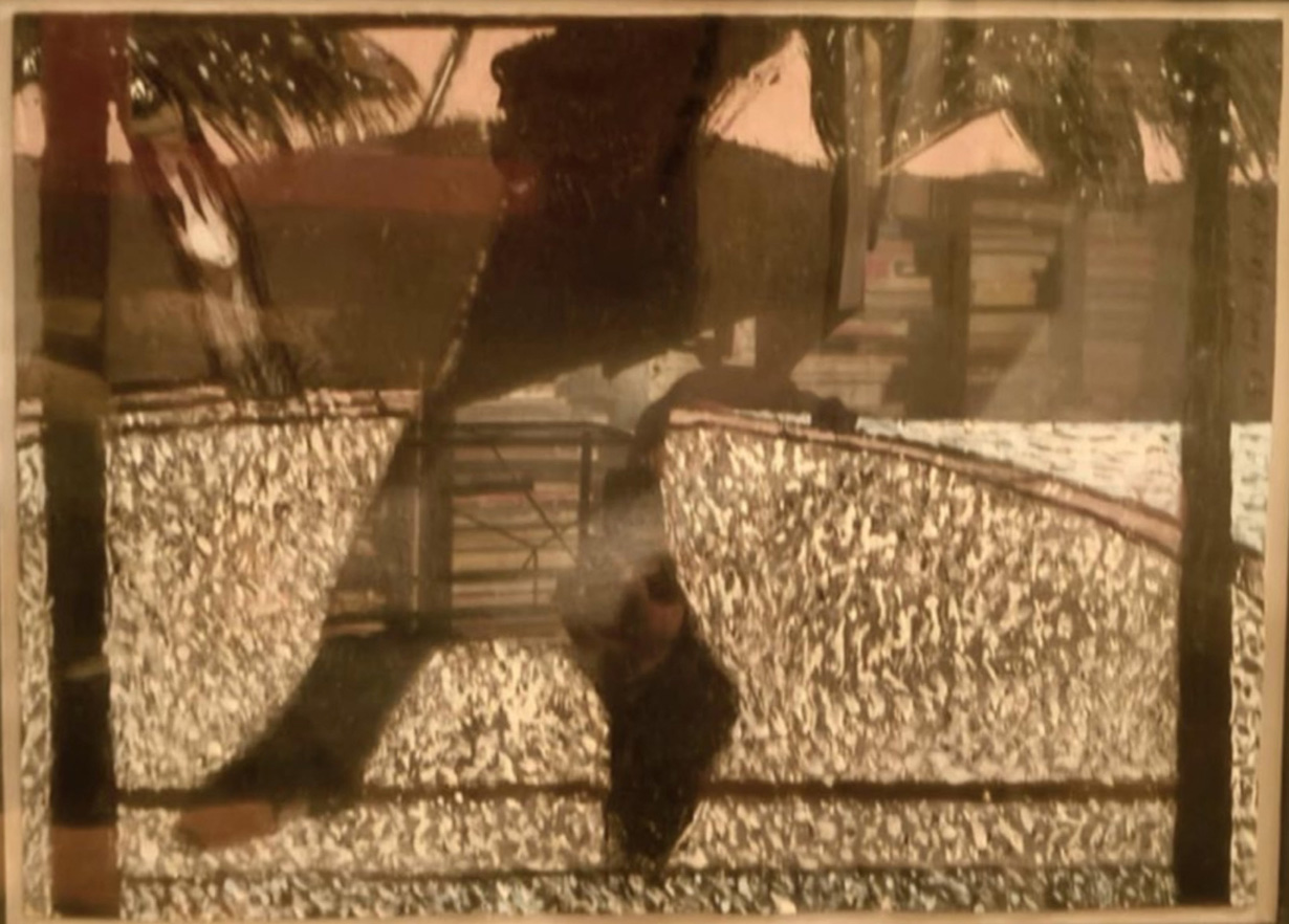 Nikos Chouliaras, Untitled, Acrylics on Cardboard, 35 x 50 cm, 2003