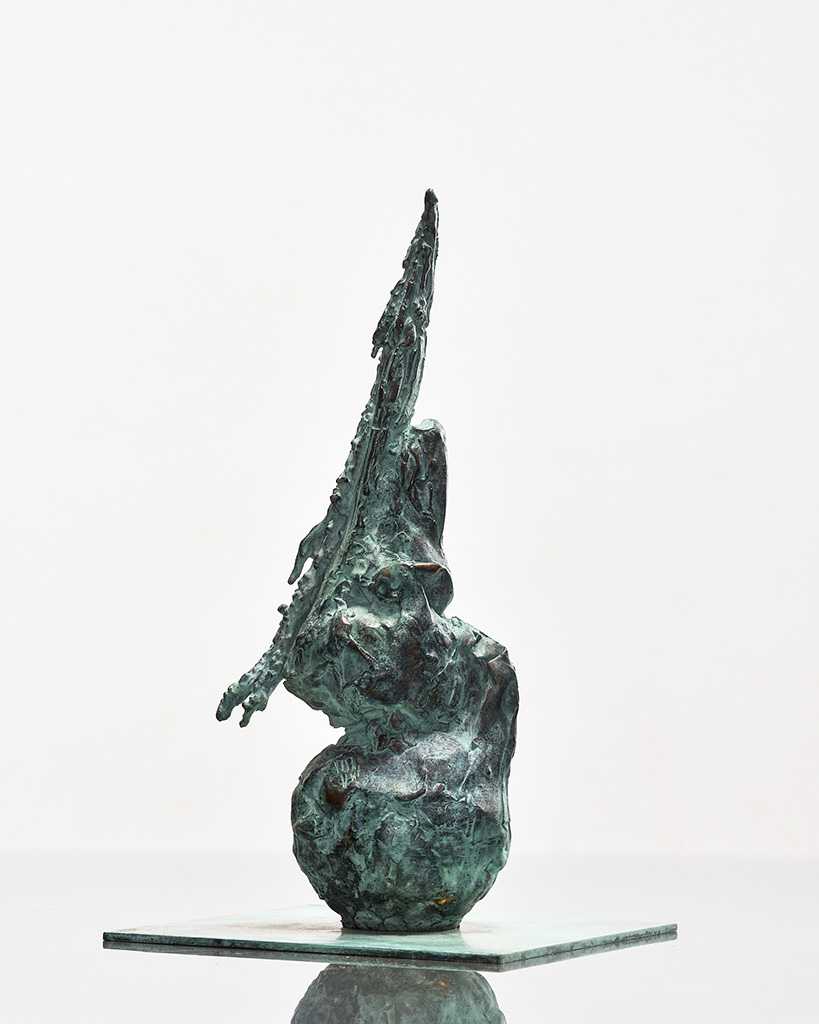 Stefanos Souvatzoglou, Comet, Bronze, 20 x 20 x 36 cm