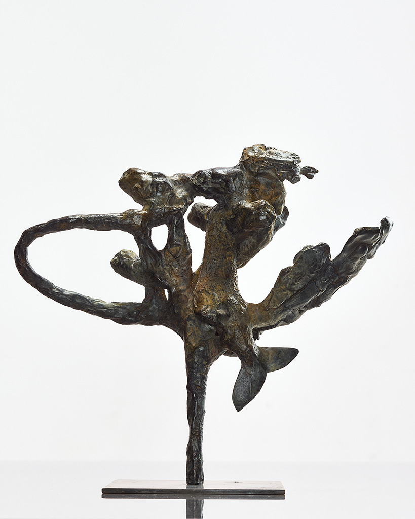 Stefanos Souvatzoglou, Ecosystem, Bronze, 30 x 14 x 27 cm
