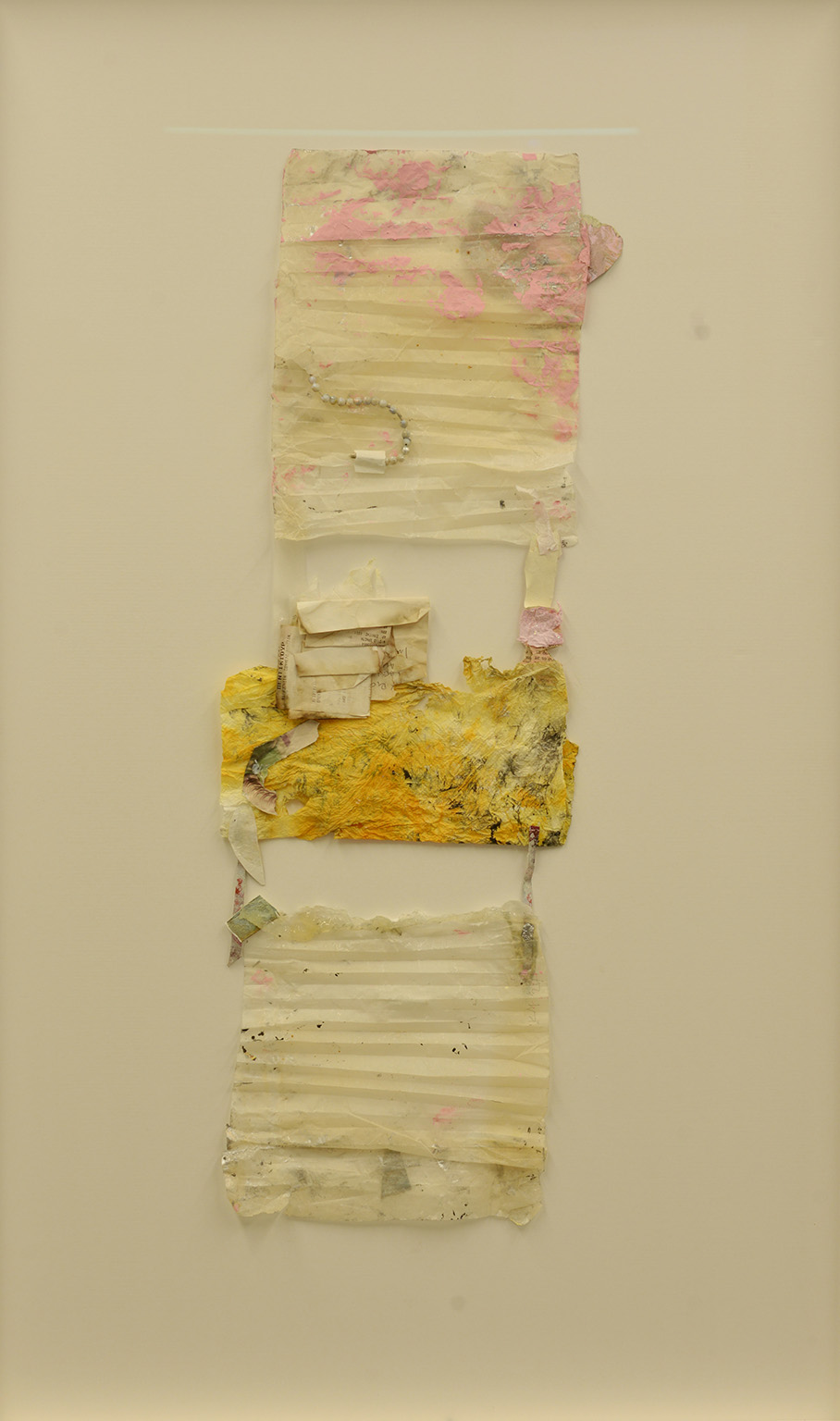 In a vague and affectionate way 2, collage, paper, 100 x 60 cm, 2024