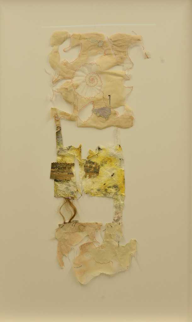 In a vague and affectionate way 3, collage, paper, 100 x 60 cm, 2024