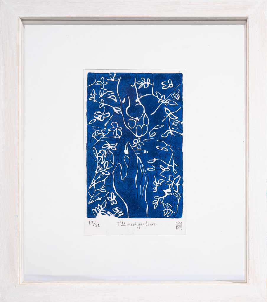 I’ll meet you there, engraving, 28 x 32 cm, 2022