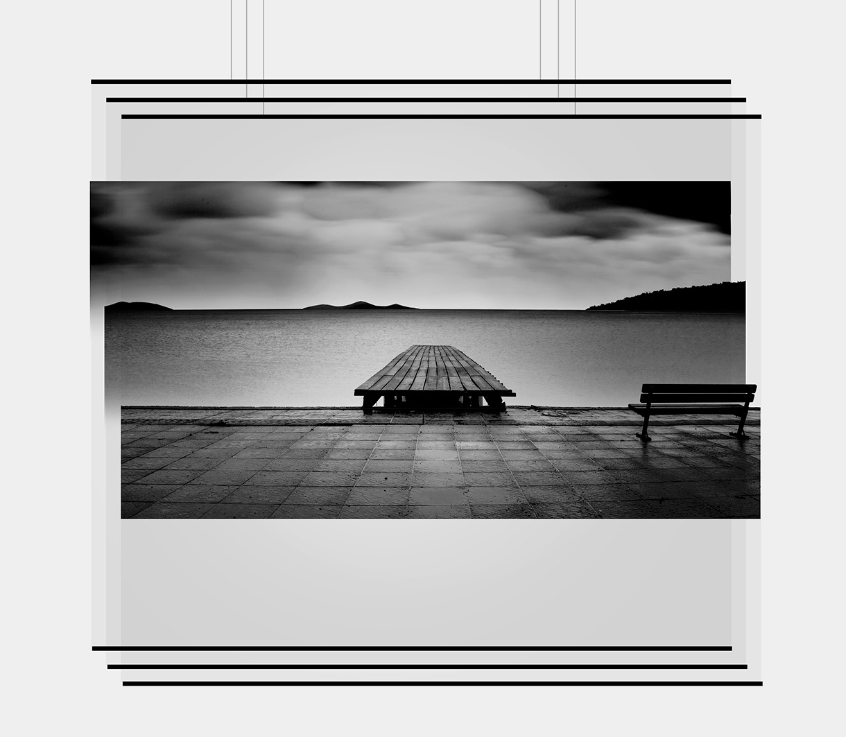 The pier, photographic prints, 105 x 95 cm, 2020